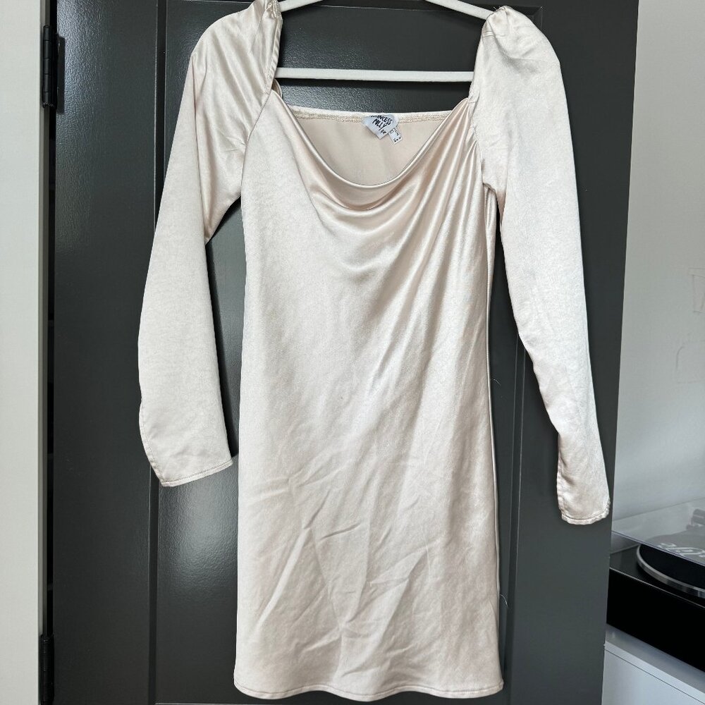 Champagne Silk Dress